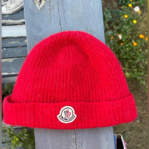 Moncler Alpaca Wool Beanie Hat - Picture 1 of 1